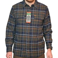 Orvis Men  s Long Sleeve Flannel Shirt Heavy Weight NWT