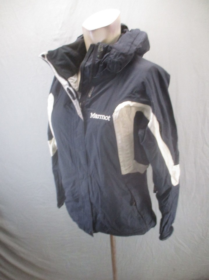 MARMOT Size S Womens BLK Full Zip Stand Collar Powder Skirt Snowboard