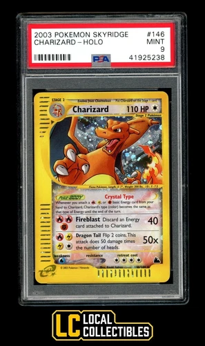 Charizard 146/144 Crystal Holo 2003 Skyridge PSA 9 MINT