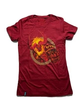 Women’s Sargeras Red World of Warcraft Character T-Shirt Size Small