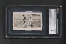 1923 Rocket Famous Knockouts Jack Dempsey #6 ~ CGC 5 ~ Must See!
