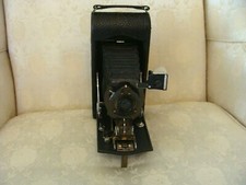 Vintage Kodak No.1-A Pocket Folding Bellows Camera w/ Model D Lens 1913 Good