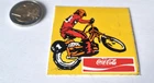 Sticker/Sticker/Sticker Moto Trial Pub COCA COLA (Vintage)
