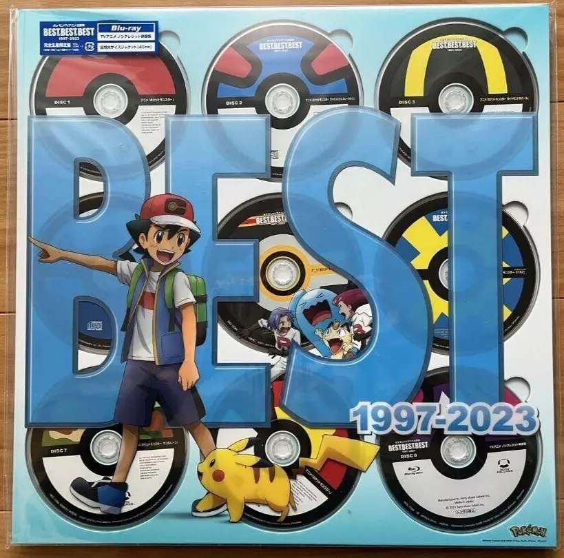 Pokemon TV Anime Song BEST OF BEST OF BEST 1997-2023 Limited