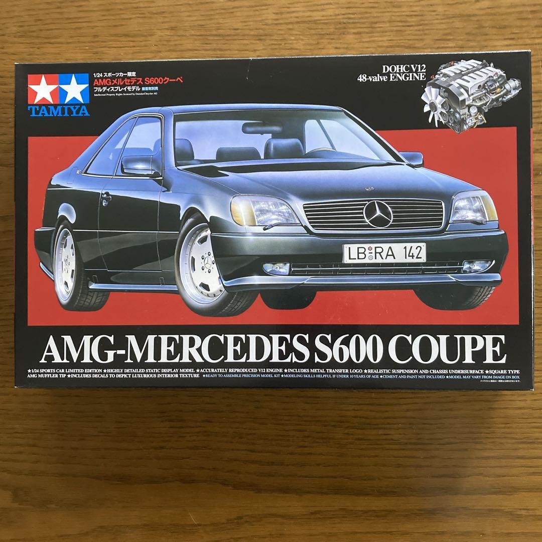Tamiya 1/24 AMG Mercedes S600 Coupe Unassembled Vintage