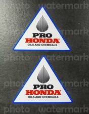 2x Honda Pro Oil Sticker Graphic Decal Motocross Ahrma Mx Race Motogp Pick Size