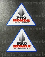 2x Honda Pro Oil Sticker graphic Decal Motocross AHRMA MX Race MotoGP, Pick Size