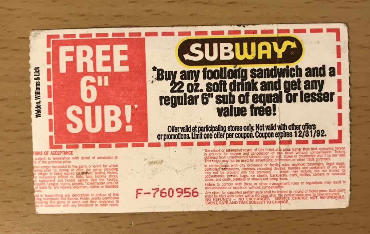 1992 METALLICA / GUNS N' ROSES SEATTLE CONCERT TICKET STUB USE