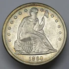 1860-O Seated Liberty Dollar $1 28812