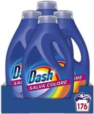 Dash Detersivo Lavatrice Liquido 176 Lavaggi (4x44) Salva Colore Maxi Formato