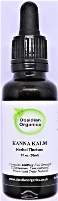 OBSIDIAN ORGANICS Sceletium Tortuosum - KANNA KALM TINCTURE (Glycerine based)