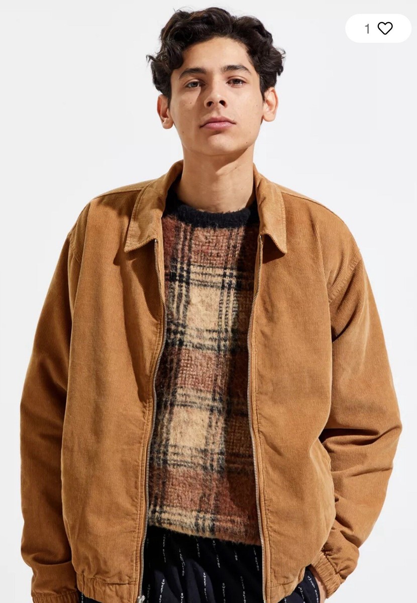 Bdg Corduroy Collar Brown Corduroy Harrington Urban Outfitters