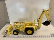 Retroexcavadora tractor excavadora ERTL vintage escala 1:22 diecast Ford 7500