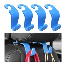 povtii 4PCS Car Seat Headrest Hook, Auto Back Seat Hanging Storage Organizer,...