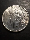 1922 circulated Philadelphia minted Silver Peace Dollar in good condition