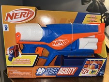 NERF N SERIES AGILITY -6 DART REVOLVING DRUM 12 DARTS. NEW
