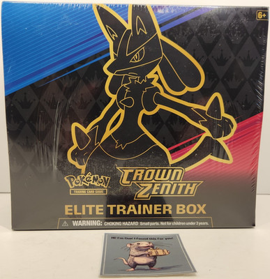 Pokémon Crown Zenith Elite Trainer Box ETB New Factory Sealed