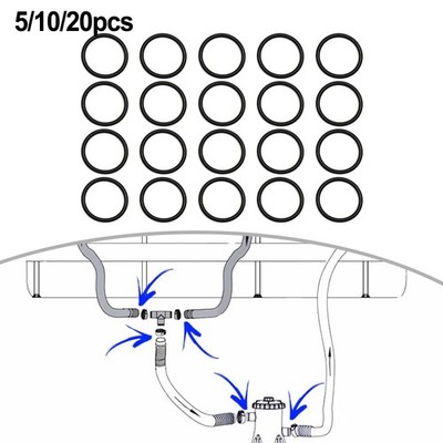 Gummi O Ring für Pool Pumpe Schlauch für 114 Zoll für Intex kompatibel für 3