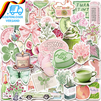 100 Sticker Aesthetic Matcha-Aufklebern Wasserfesten Sticker Cute Stickers Scrap