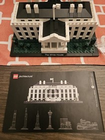 LEGO Architecture The White House 21006 Complete NO discoloration w Box & Manual