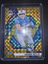 2025 Panini Mosaic - Golden Tate #214 Reactive Yellow Mosaic Prizm