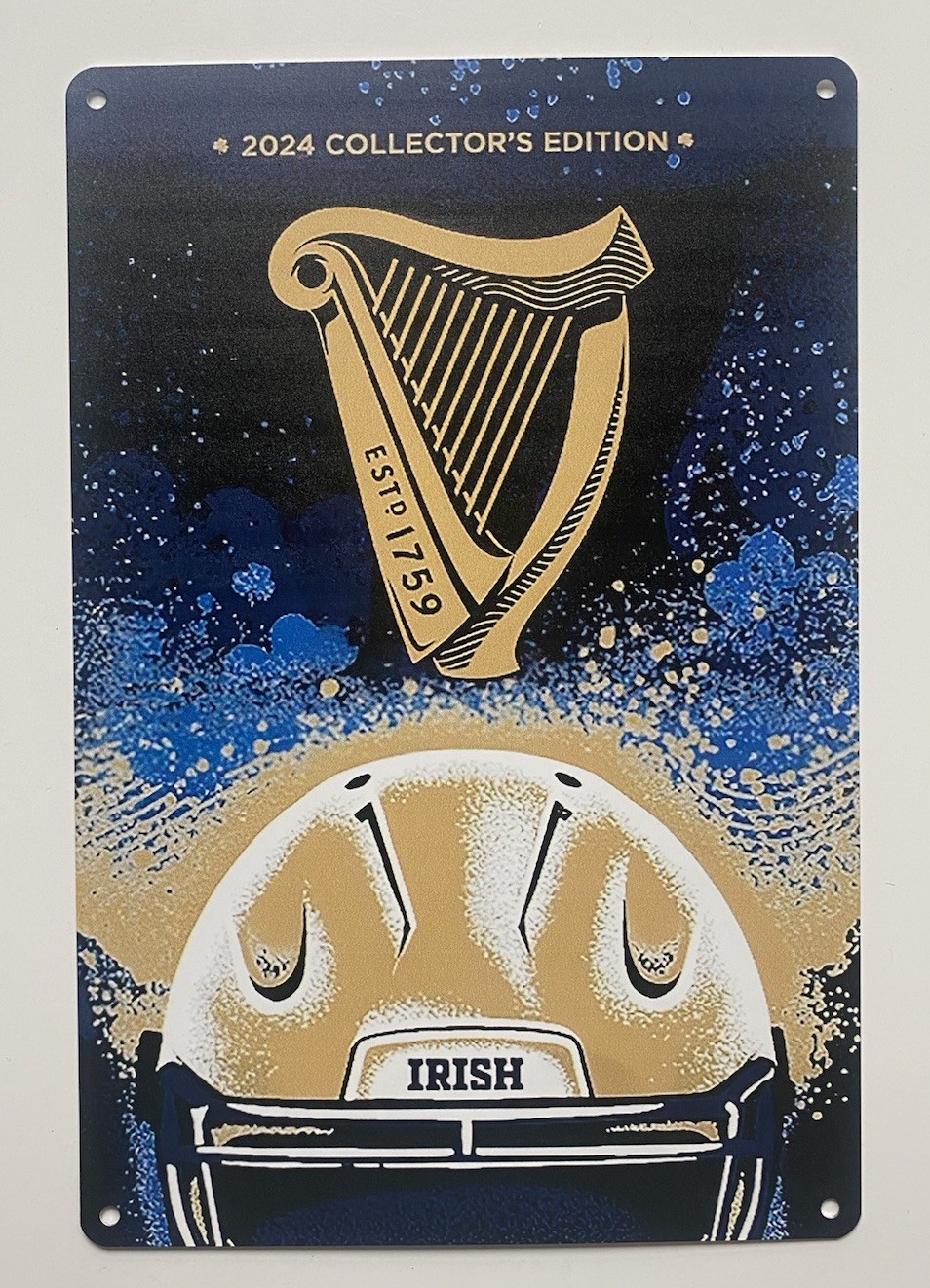 Notre Dame University Guinness Beer Sign - Fighting Irish Stout -