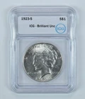 1923-S Peace Silver Dollar BU ICG *9066