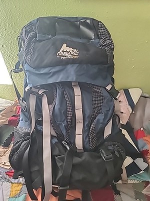 Gregory Baltoro Backpack Blue and Black Nylon w/ 3-D Harness Men's S
