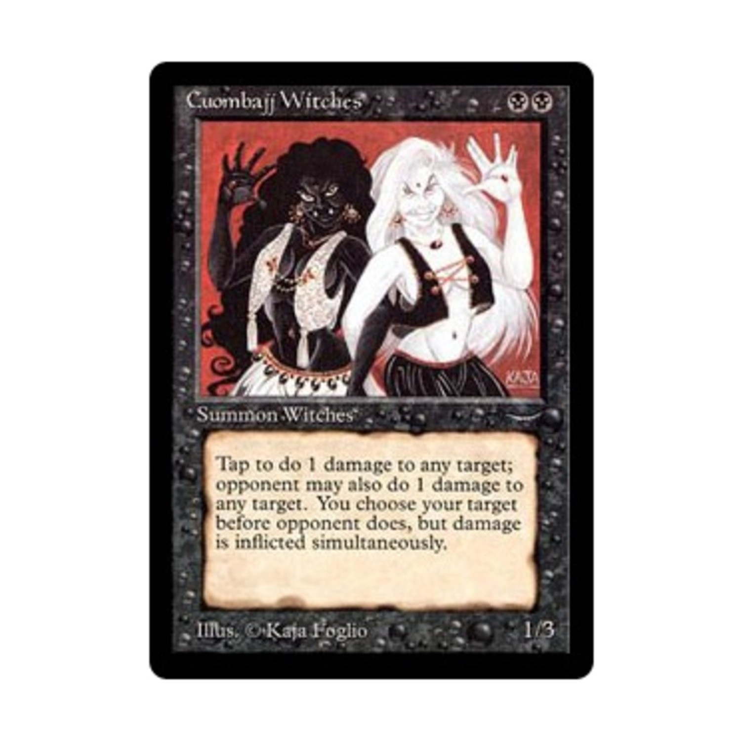 WOTC MtG Arabian Nights Cuombajj Witches (C4) EX