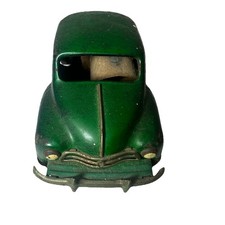 Vintage Japan Tin Toy Car Green Friction Style Sedan Metal Antique Vehicle AS IS