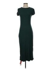 NWT Cider Women Green Casual Dress S