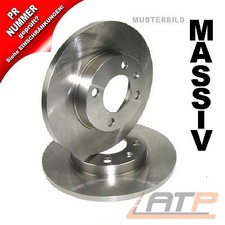 2x BREMSSCHEIBE Ø255 VOLL HINTEN FÜR SEAT EXEO + ST 3R BJ 09-13