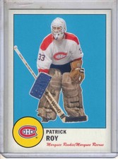 2012-13 OPC O-Pee-Chee hockey Patrick Roy Marquee Rookie Retro card CANADIENS. rookie card picture