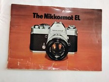 NIKON NIKKORMAT EL CAMERA SYSTEM BOOKLET - English