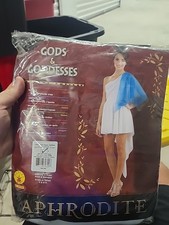 Roman Greek Goddess Aphrodite Halloween Costume Fits Up To Size 12 Dress - NEW 