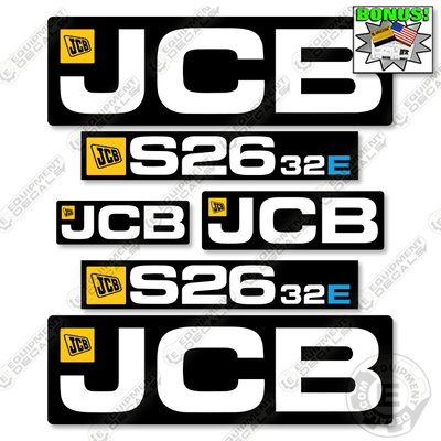 #ad Fits JCB S26 32E Decal Kit Scissor Lift 7 YEAR OUTDOOR 3M VINYL $114.95