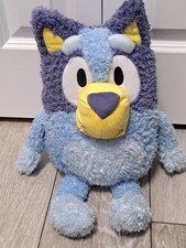 Bluey Fuzzy Plush Pillow Buddy - Super Soft Stuffed Pillow - 18 Inches