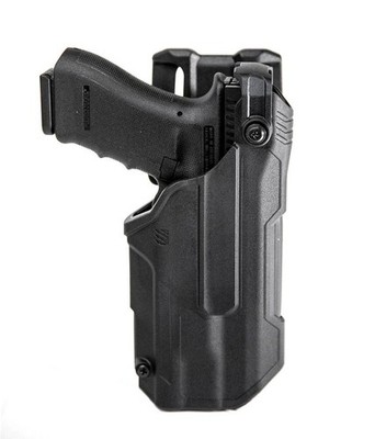 BLACKHAWK T-Series Level 3 Duty Light-Bearing Holster LH HIP CARRY