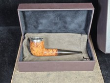 WOW !! Pipe de billard non fumée Dunhill Amber Root 6103 Silver Cap 2002