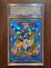 2021 Panini Prizm - Jared Cook #168 Blue Prizm AGS 9