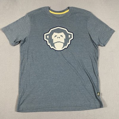 Howler Bros Shirt Mens Medium Blue Monkey Logo Graphic Tee Soft Casual Crewneck