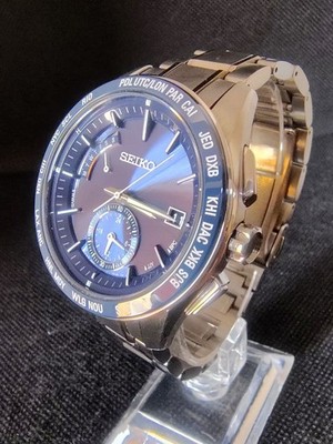 Seiko Radio Wave Solar Brightz Blue SAGA177 678986