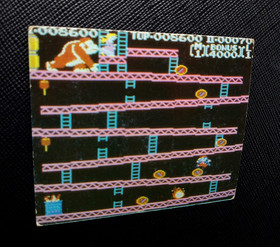 (Game Item) Mini Card, Famicom, No.027,Donkey kong, Menko, Amada, EX.