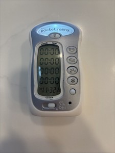 Itzbeen Pocket Nanny Baby Care Timer Device, working,Great Condition, Gray/White