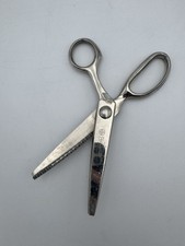 Mundial Pinking Zig-Zag Scissor Shears Brazil Professional EUC