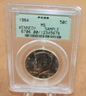 1964 Kennedy Half Dollar PCGS MS Sample [075WEJ]