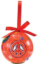 D D Distributing Peace On Earth Blinking Ornament
