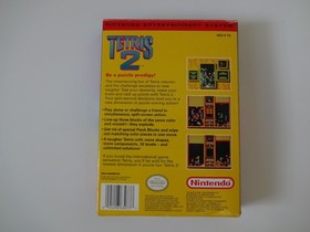 Tetris 2 CIB Complete in Box with Manual Poster & Extras Nintendo NES Tested