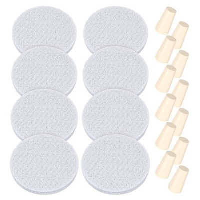 20Pcs Reusable Cold Brew Coffee Filters & Stoppers Replacement Compatible wit...