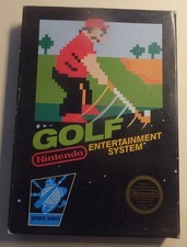 Golf Sports Series Box and Instruction Booklet Nintendo NES, 1985 TESTED